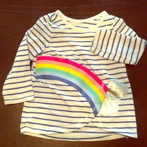 Rainbow top 12mos